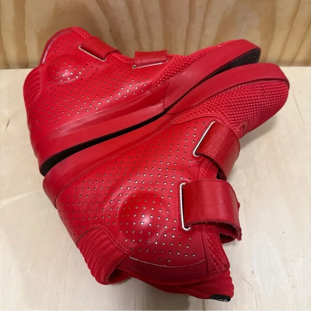 2014 Nike Flystepper 2K3 Prm University Red Chrome sneaker in size 13.